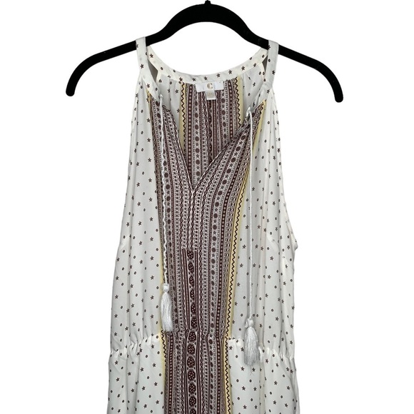 C. Wonder Knit Sundress Tank Dress Maxi Long Medium Boho Tiki Hut Style - Picture 2 of 5